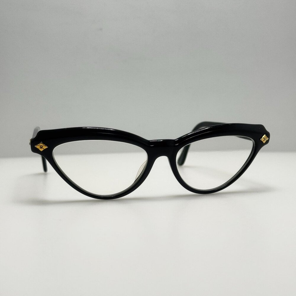 Robert La Roche Mod 361 Black Eyeglasses Eye Glasses Frames France 48-17